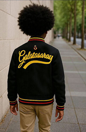 ERKEK ÇOCUK GALATASARAYLI TARAFTAR KOLEJ CEKETİ - MONTU