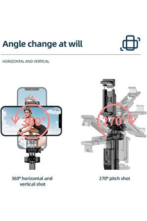 El Kavrama El Tutacağı Tripod Standı Monopod Direği Selfie Çubuğu Kamera Standı Tutucu Mini Tripod