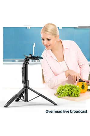 El Kavrama El Tutacağı Tripod Standı Monopod Direği Selfie Çubuğu Kamera Standı Tutucu Mini Tripod