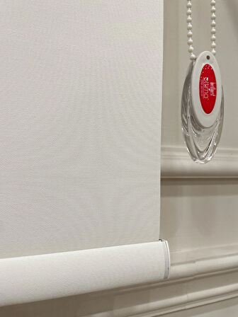 Brillant Krem Renk Stor Perde Kalın Kumaş (KETEN) Modern Perde