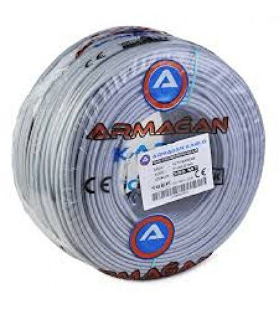 Armağan Cctv 2+1 (2X0.22MM) 100M - %100 Bakır 75 Ohm