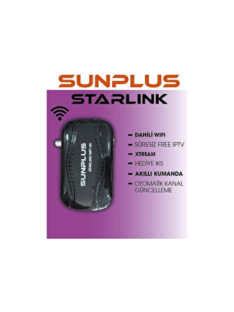 SunPlus Starlink WI-FI HD Uydu Alıcısı