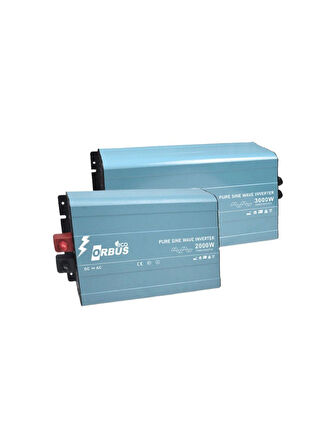 Orbus Eco 24 V 2000 W Tam Sinus Inverter