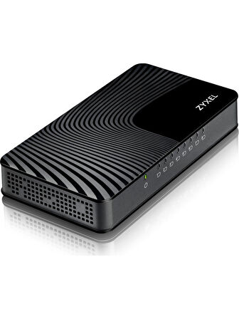 Zyxel GS108S v2 8-Port 10/100/1000Mbps Tak-Kullan Port-Önceliklendirme Destekli Gigabit Switch