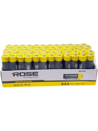 Rose Aaa Ince 1.5V Kalem Pil 60'lı Paket