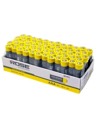 Rose Aaa Ince 1.5V Kalem Pil 60'lı Paket