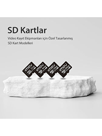 IMOU 64 GB Micro SDXC Hafıza Kartı / Class 10,U3,V30 - Video Kayıt Ekipmanlarıyla Uyumlu (ST2-64-S1) 