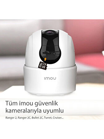 IMOU 64 GB Micro SDXC Hafıza Kartı / Class 10,U3,V30 - Video Kayıt Ekipmanlarıyla Uyumlu (ST2-64-S1) 