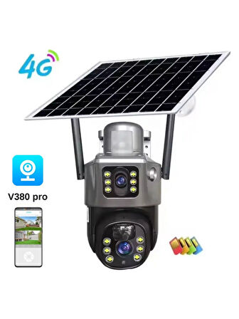 Rose AHD-30205 Solar Güneş Enerjili 4g Sim Kartlı Kamera