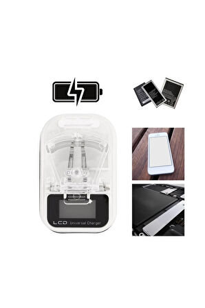 ROSEPREMİUM 1A Lcd Universal Ekranlı Göstergeli Pil Batarya Şarjı