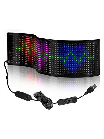 Matrix LED Panel Cama Telefon Kontrollü LED Ekran Panel Boy 16X96 - 120MM-590MM