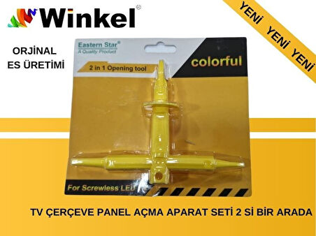 WİNKEL TV ÇERÇEVE PANEL AÇMA APARAT SETİ 2 Sİ BİR ARADA