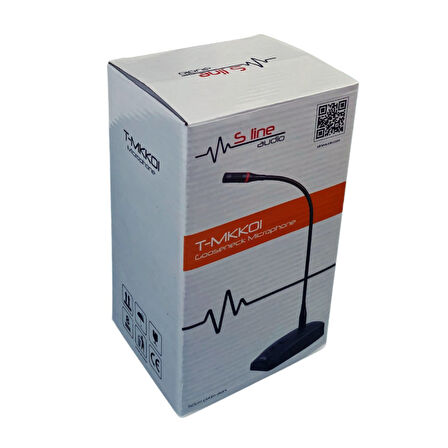S Line Audio Kablolu Işıklı Kürsü Mikrofonu