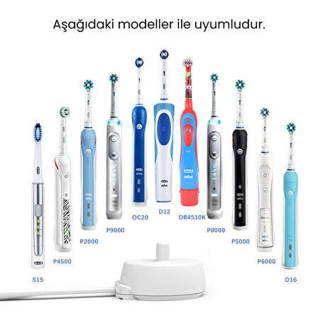 S Line Şarj Cihazı Oral-B Uyumlu Elektrikli Diş Fırçası
