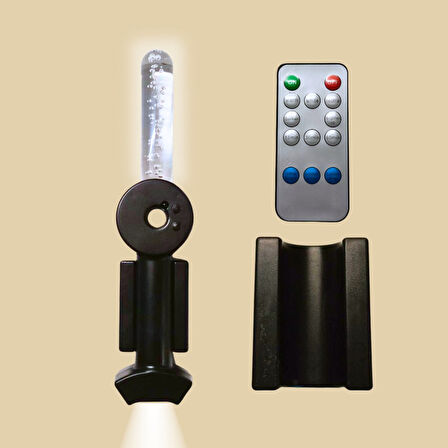 LEDX Çok Fonksiyonlu Duvar Apliği – Kumandalı, USB Şarjlı