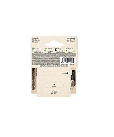 GP ReCyko 2700 AA Kalem Ni-MH Şarjlı Pil'' 1.2 Volt'' 4lü Kart