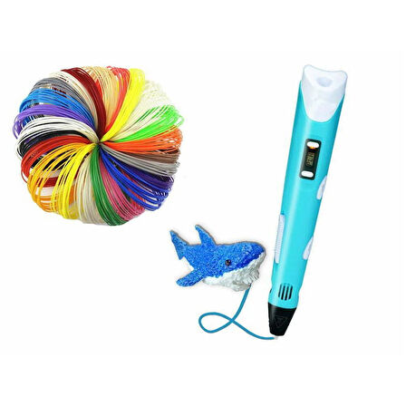S Line USB 3D Kalem ve 9 Metre Filament Seti