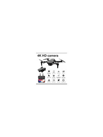 BLUE İNTER E88 4k Hd Çift Kameralı App Kontrol Wifi Katlanabilir Drone Siyah