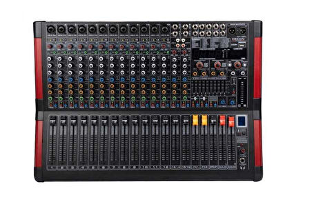 DECON DMP-162FX 16 Kanal 650w*2 Power Mixer 16 Kanal 1500w*2 Power Mixe
