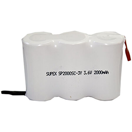 SUPEX 3.6V 2000 mAH 3LÜ Yanyana Süpürge Pili