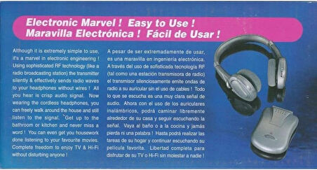 Porta Sound 2000 Kablosuz Kulaklık Ses Dinleme Cihazı