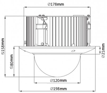 Dahua Sd42C212T-Hn 2Mp 12X Starlight Ptz Network Kamera