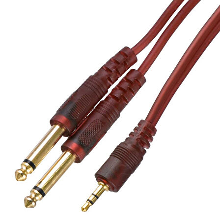 TUNEX 3,5 Mm St 2X6,3 Mm Mono ERKek 1,5 Mt Slikonl MR-600