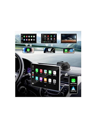 Fİ AUDİO Kablosuz Car Play Ekran + Dvr Ön + Arka Kaydedici Dokunmatik Ekran Multimedi 10.26 inç