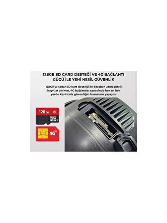 Casacop Q8 4g 6mp Solar Kamera 3mp+3mp Dual Lens Güneş Panelli Solar Güvenlik Kamerası