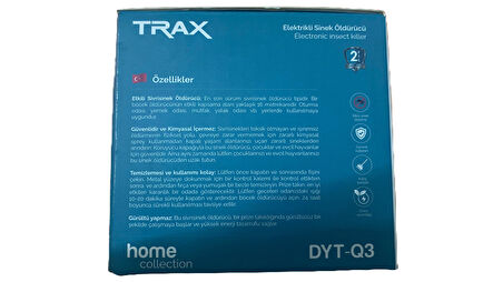 TRAX ELEKTRİKLİ SİNEK ÖLDÜRÜCÜ - DYT-Q3