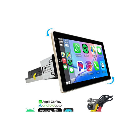 ROSE DC-8610BT 10.1'' Android Oto Tablet 2-32 360 Döner Kafa Kameral