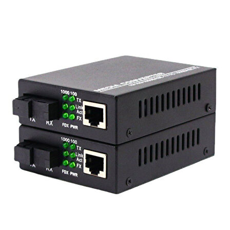 ROSE HTB-GS-03 A/B Gigabit Fiber Optik Medya Dönüştürücü