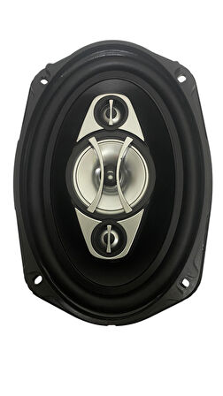 ROSE 1000W 6 x 9" 4 YOLLU KOAKSİYEL HOPARLÖR - Telli Kapaklı 2li Set