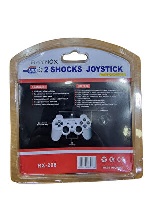 RAYNOX RX-208 Oyun Kolu USB Kablolu Gamepad/ Joystick