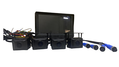 ROSE MR-16 7” EKRANLI 4 KAMERALI ARAÇ DVR SETİ - 4 KANAL FOKSİYON - KAYIT ÖZELLİĞİ