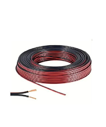 Pawer Hoparlör Kablosu 2x2.50 mm TTR Kablo Siyah 100 Metre