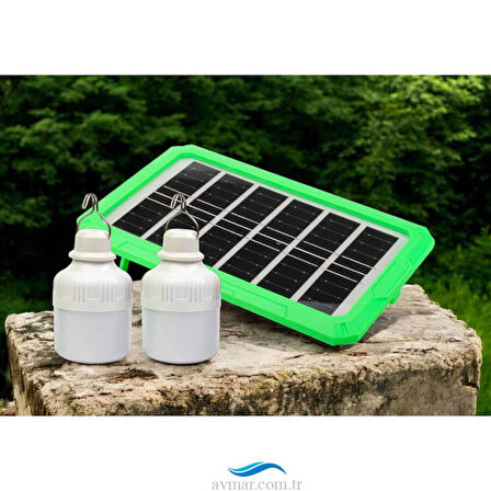 Panther Pt-S600 Şarjlı Solar Kamp Seti