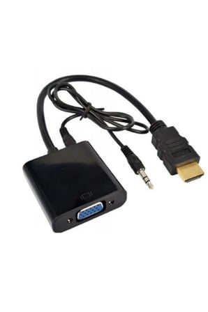 TAPLİN Hdmı To Vga Kablosu Çevirici Dönüştürücü Adaptör 