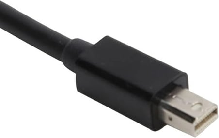 TAPLİN Mini DisplayPort - VGA Dönüştürücü PC Bilgisayar Için Taşınabilir Siyah TK-143
