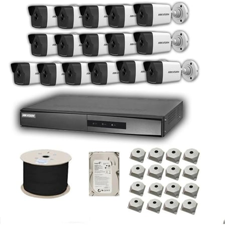 Hıkvısıon Ip Kamera 16'lı Set 2 Mp