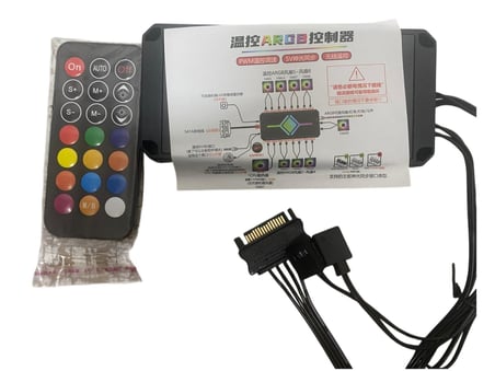 TAPLİN B-101B Siyah 10 Argb Fan LED Kontrolcü Hub