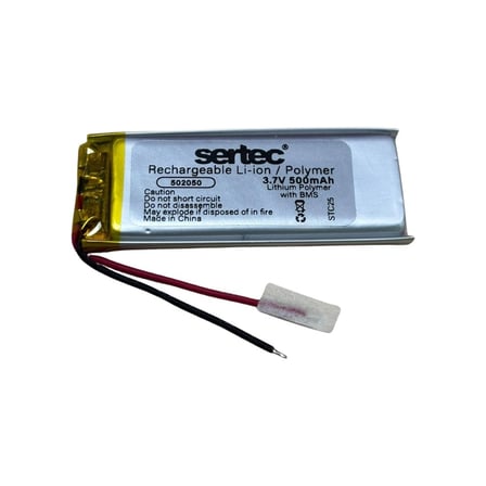 Sertec 502050 3.7V 500 Mah Li-Polymer Pil (DEVRELI/1.5A)