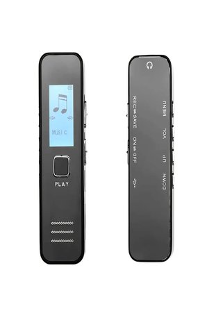 Dijital Mini Ekranlı 32GB Ses Kayıt Cihazı MP3 Çalar Ders Kaydı Röportaj Kaydı Dinleme1 Cihazı