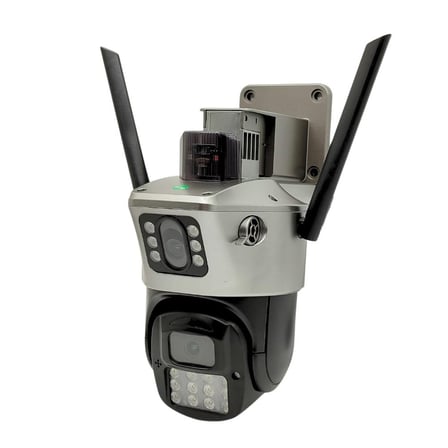 Viva ICS-223 6mp Çift Lens Wifi Akıllı Güvenlik Kamerası Aı Hareket Takipli Icsee Destekli