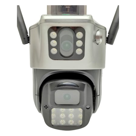 Viva ICS-223 6mp Çift Lens Wifi Akıllı Güvenlik Kamerası Aı Hareket Takipli Icsee Destekli