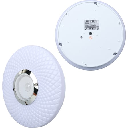Alan Aydınlatma Beyaz 30*6 Cm 24 Watt Bluetooth Hoparlörlü Tavan Aydınlatma (AL-BL302) Tornavida Hediyeli