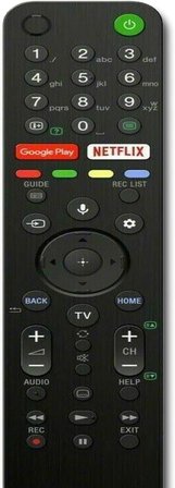 Sony RMF-TX500E/RMF-TX500P Ses Komutlu Sony TV'ler için Orijinal Uzaktan Kumanda