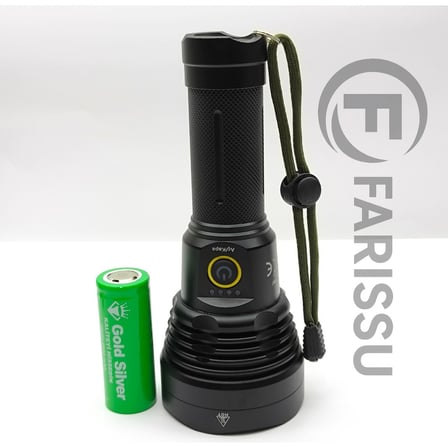 Gold Silver GS-7580 Profesyonel Şarjlı El Feneri - 20W, 1200 Lümen, 6000 Mah Batarya