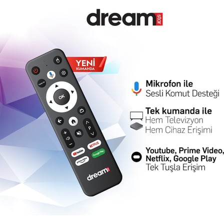 Dreamstar I3 Plus Android Tv Box | Android 14 | Ses Komut Desteği | 6k Ultra Hd