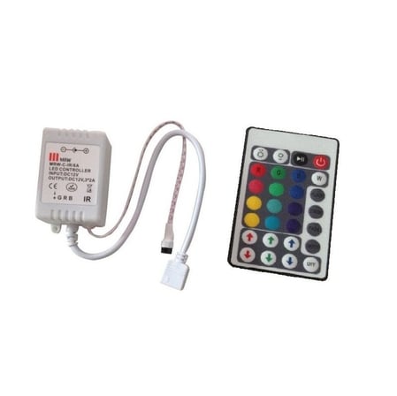 Mervesan 6A 12-24V 72W Rgb Şerit Led Kumandası MRW-C-IR/6A